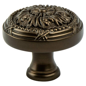 1.5' Wide Artisan Round Knob in Oil Rubbed Bronze from Toccata Collection