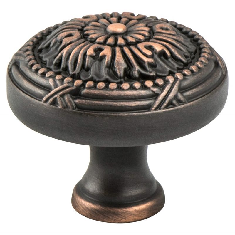 1.5' Wide Artisan Round Knob in Verona Bronze from Toccata Collection