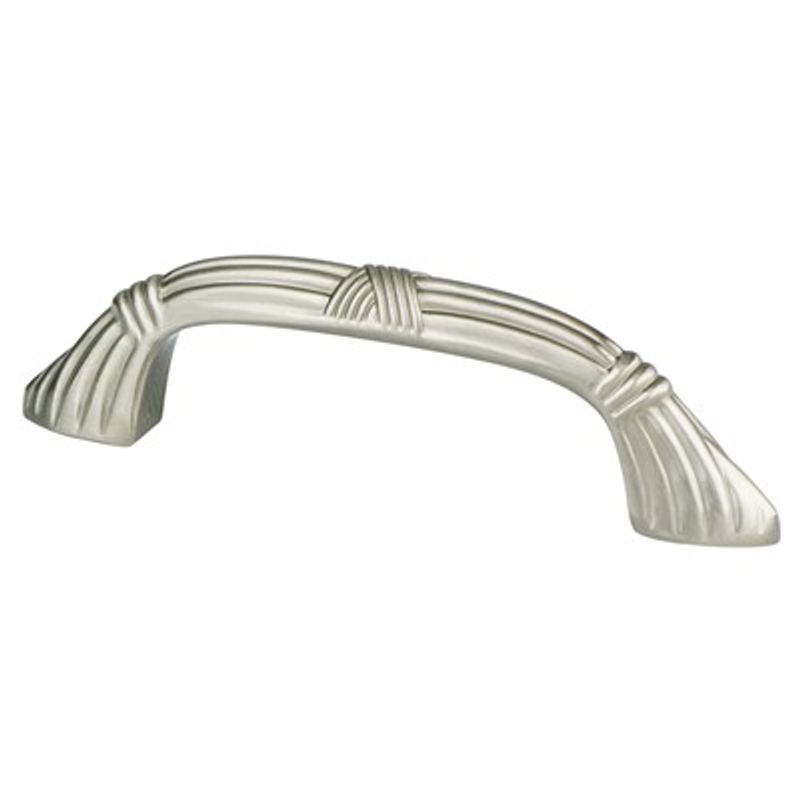 4.19' Artisan Straight Arch Pull in Brushed Nickel from Toccata Collection