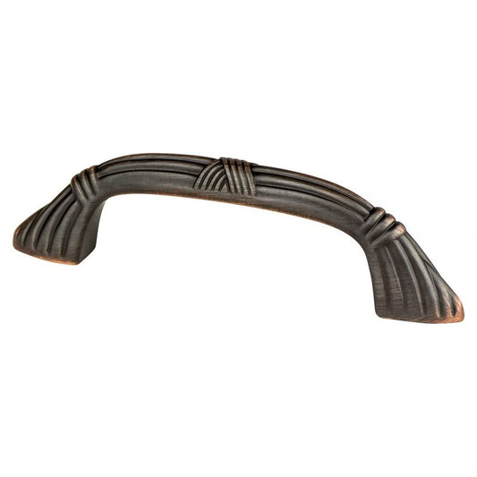 4.19" Artisan Straight Arch Pull in Verona Bronze from Toccata Collection