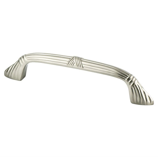 7.81" Artisan Straight Arch Pull in Brushed Nickel from Toccata Collection
