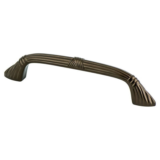 7.81" Artisan Straight Arch Pull in Oil Rubbed Bronze from Toccata Collection