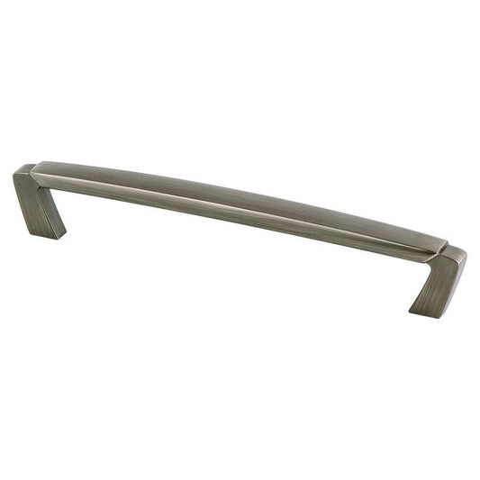 7.25" Traditional Raised-Center Straight Pull in Vintage Nickel from Vested Interest Collection