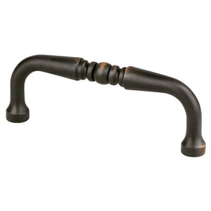 3.38' Traditional Spindle Bar Pull in Verona Bronze from Vibrato Collection