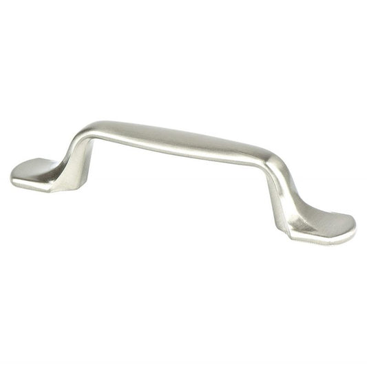 4.31" Traditional Flat Pull in Brushed Nickel from Village Collection