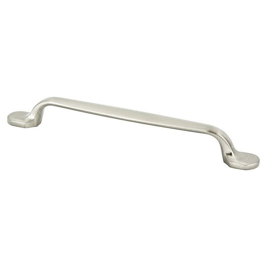 8.13" Traditional Flat Pull in Brushed Nickel from Village Collection