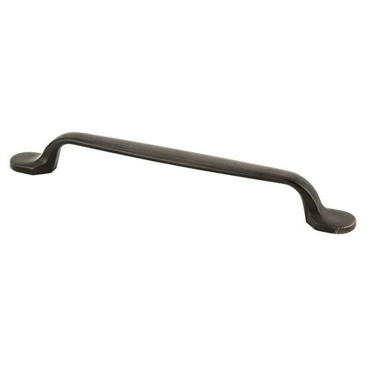 8.13" Traditional Flat Pull in Verona Bronze from Village Collection