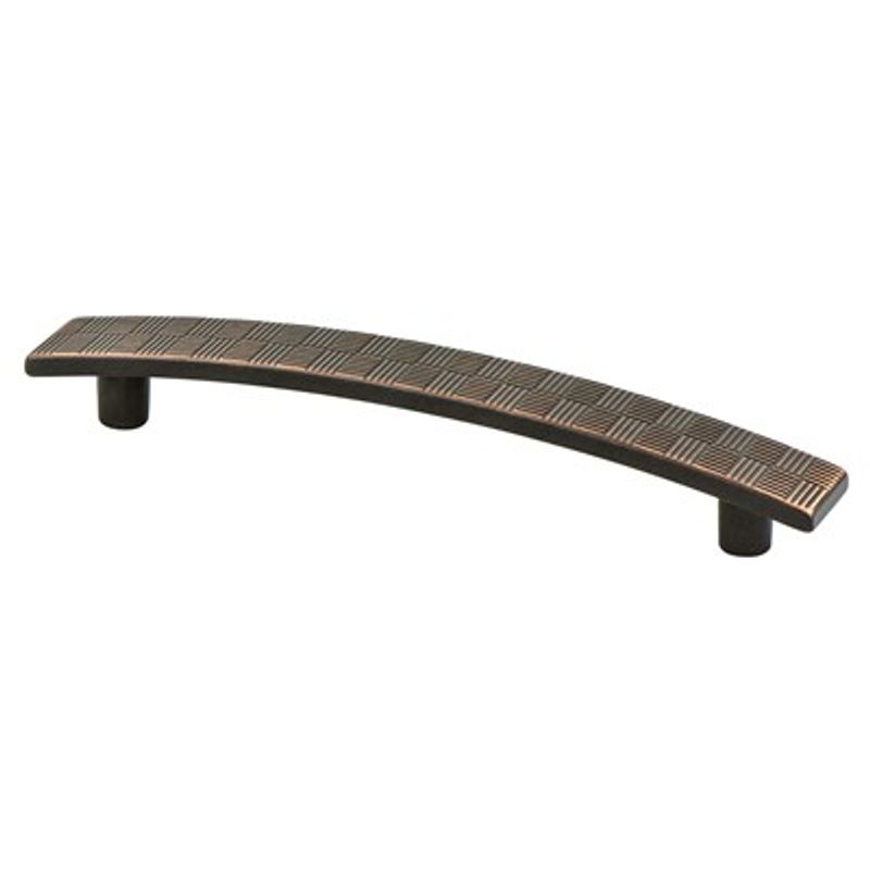 6.38' Transitional Modern Rectangular Pull in Verona Bronze from Virtuoso Collection