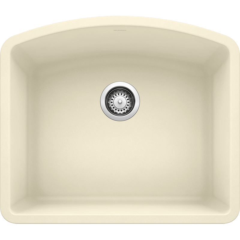Diamond 24' Granite Single-Basin Undermount Kitchen Sink in Biscuit (24' x 20.81' x 10')