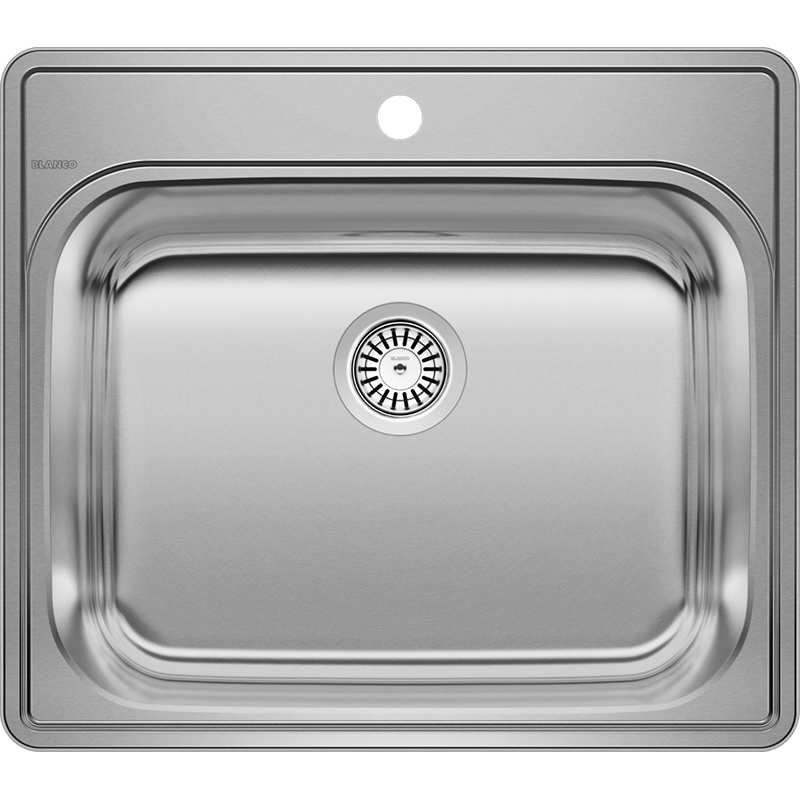 Essential Single-Basin Drop-In Laundry Sink in Stainless Steel