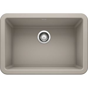 Ikon 27' Granite Single-Basin Farmhouse Apron Kitchen Sink in Cafe Brown (27' x 19' x 9.25')