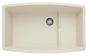 Performa 32' Granite Single-Basin Undermount Kitchen Sink in Biscuit (32' x 19.5' x 10')