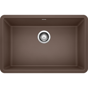Precis 26.5' Granite Single-Basin Undermount Kitchen Sink in Cafe Brown (26.5' x 17.75' x 8.75')