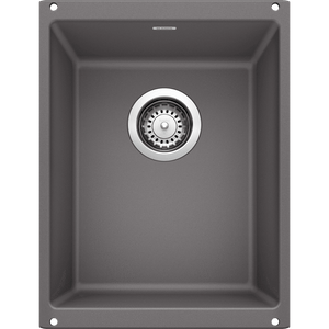 Precis 13.75' Granite Single-Basin Undermount Kitchen Sink in Cinder (13.75' x 18' x 7.5')