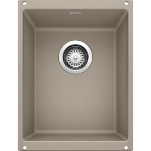 Precis 13.75' Granite Single-Basin Undermount Kitchen Sink in Truffle (13.75' x 18' x 7.5')