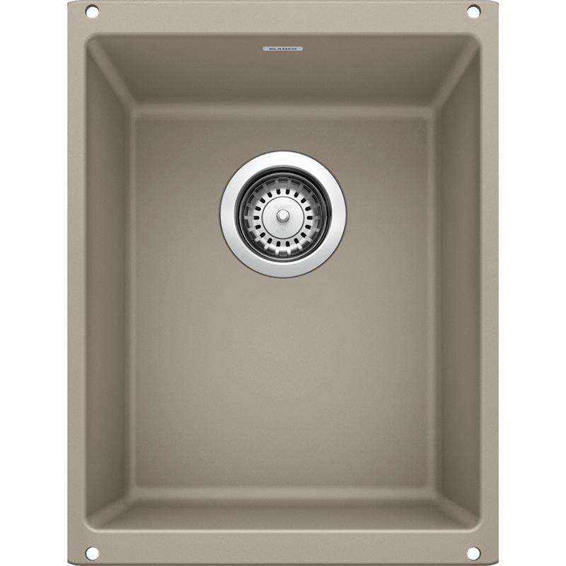 Precis 13.75' Granite Single-Basin Undermount Kitchen Sink in Truffle (13.75' x 18' x 7.5')