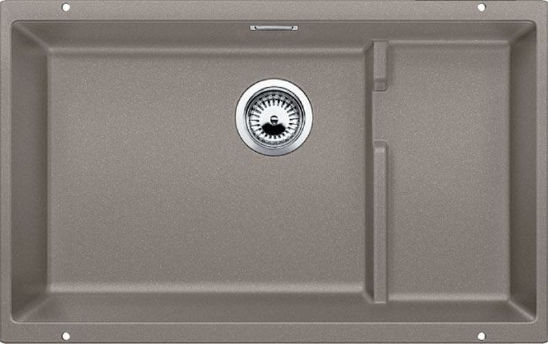 Precis 27.5' Granite Double-Basin Undermount Kitchen Sink in Truffle (27.5' x 18.13' x 7.88')