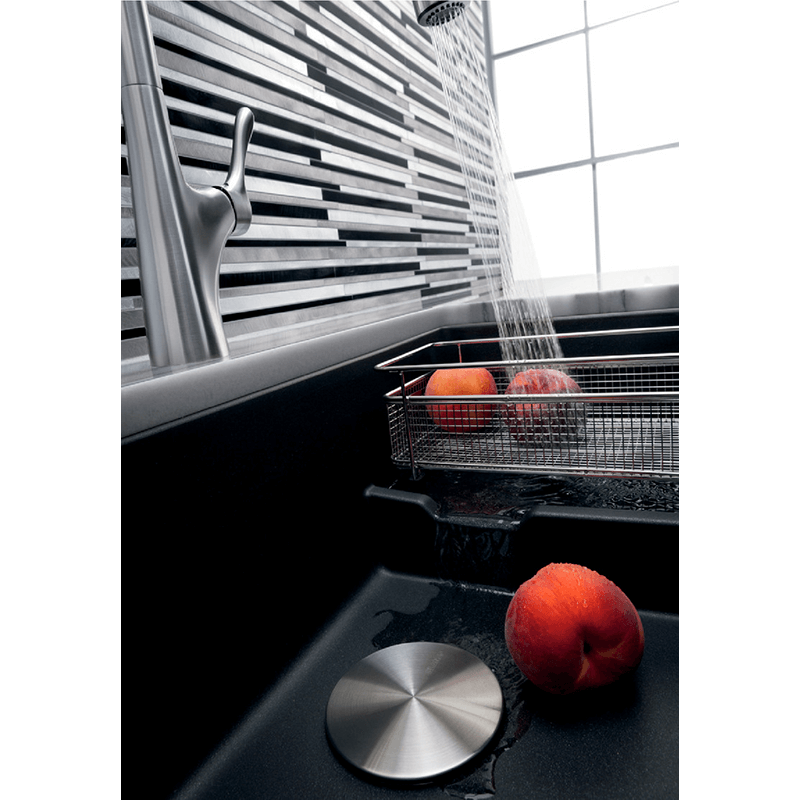 Precis 27.5' Granite Double-Basin Undermount Kitchen Sink in White (27.5' x 18.13' x 7.88')