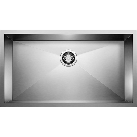 Precision R10 32" Single-Basin Undermount Kitchen Sink in Stainless Steel (32" x 18" x 10")