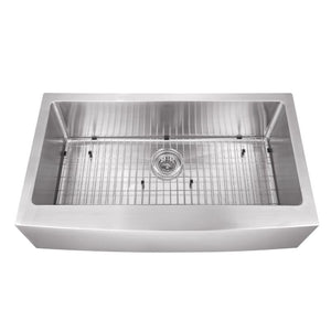 32.88' Single-Basin Undermount Kitchen Sink in Brushed Stainless Steel (32.88' x 20.75' x 10')