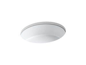 Verticyl Oval 20.88' x 17.88' x 8.44' Vitreous China Undermount Bathroom Sink in White