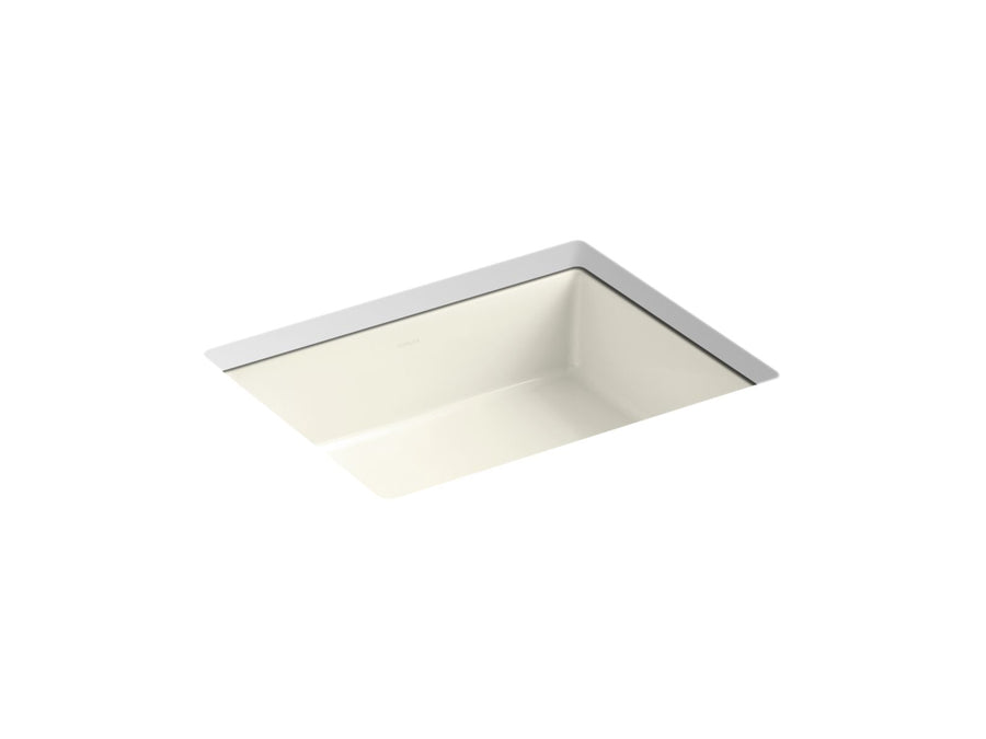 Verticyl Rectangle 22' x 17.5' x 8.19' Vitreous China Undermount Bathroom Sink in Biscuit