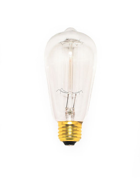2.2" 40 W Incandescent Light Bulb with Clear Finish