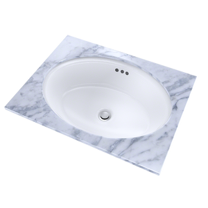 14.88' Vitreous China Undermount Bathroom Sink in Cotton White from Dartmouth Collection