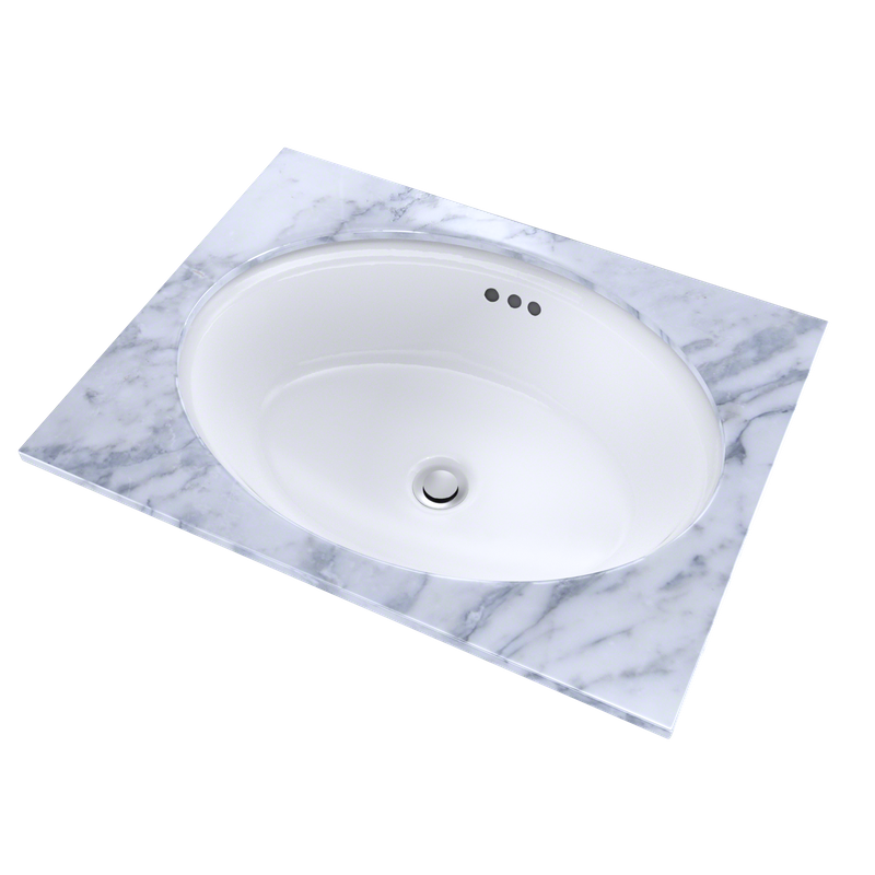 14.88' Vitreous China Undermount Bathroom Sink in Cotton White from Dartmouth Collection