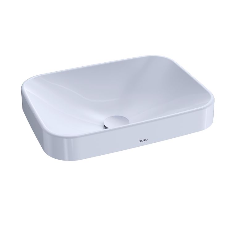 14.94' Vitreous China Vessel Bathroom Sink with CeFiONtect in Cotton White from Arvina Collection
