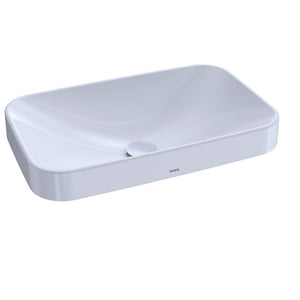 14.94' Vitreous China Vessel Bathroom Sink with CeFiONtect in Cotton White from Arvina Collection