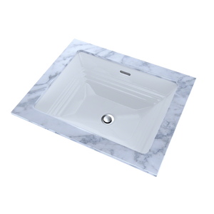16.5' Vitreous China Undermount Bathroom Sink in Cotton White from Promenade Collection