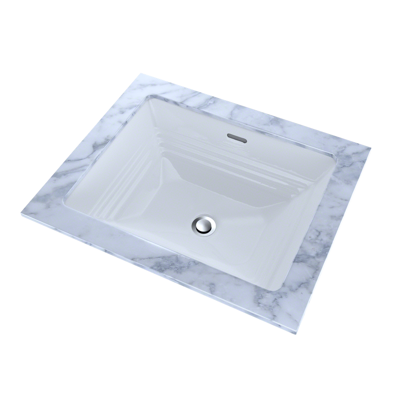 16.5' Vitreous China Undermount Bathroom Sink in Cotton White from Promenade Collection