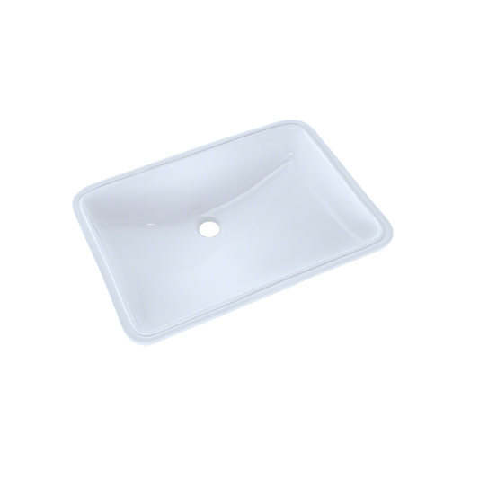 16.38" Vitreous China Undermount Bathroom Sink in Cotton White