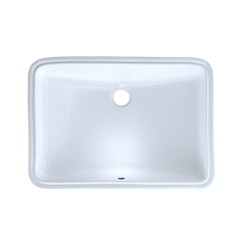 16.38' Vitreous China Undermount Bathroom Sink in Cotton White