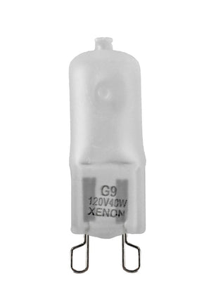 40 W Xenon Bi-Pin Light Bulb with Frosted Finish