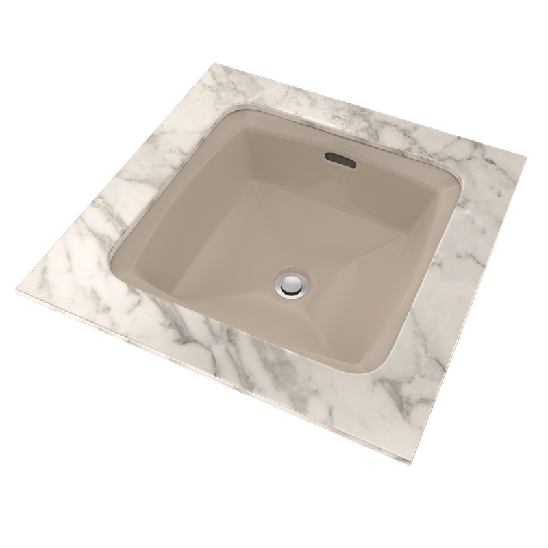 17' Vitreous China Undermount Bathroom Sink in Bone from Connelly Collection