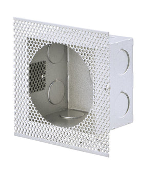 Alumilux Pathway 4' x 4' Rough In Box Wall Light Accessory in Satin Aluminum