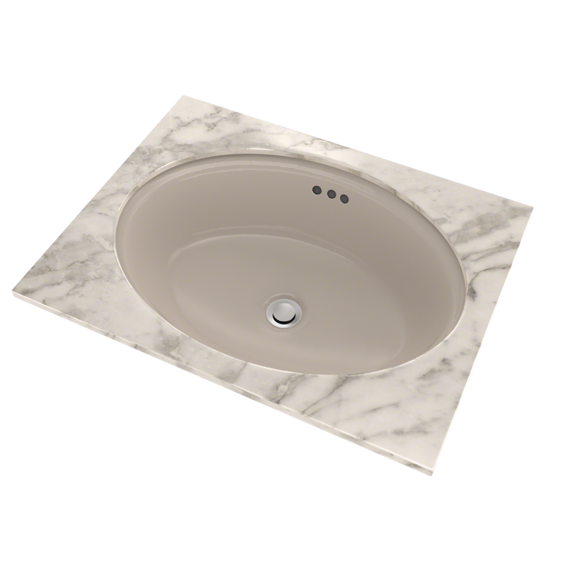14.88' Vitreous China Undermount Bathroom Sink in Bone from Dartmouth Collection