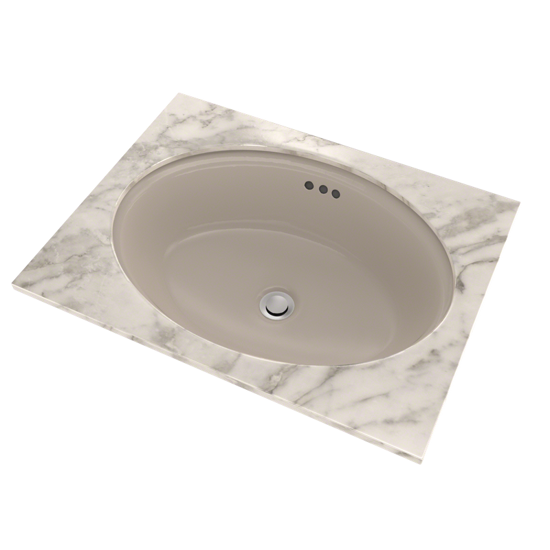 16.25' Vitreous China Undermount Bathroom Sink in Bone from Dartmouth Collection