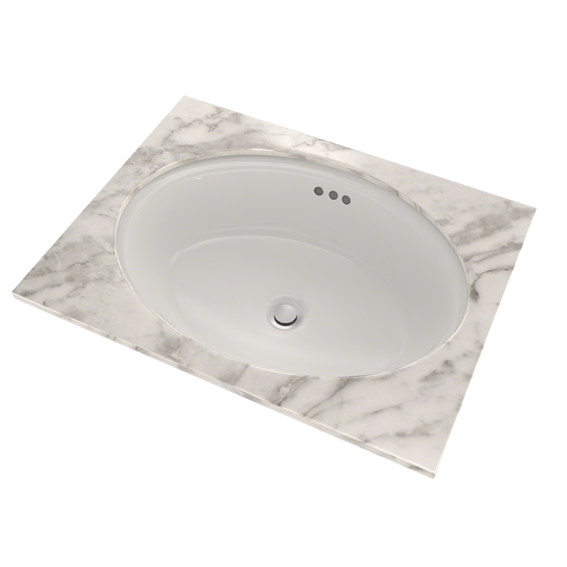 16.25' Vitreous China Undermount Bathroom Sink in Colonial White from Dartmouth Collection