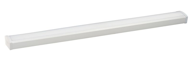 Ceiling Wrap 4' 1 Light Flush Mount in White - 3000 Color Temperature