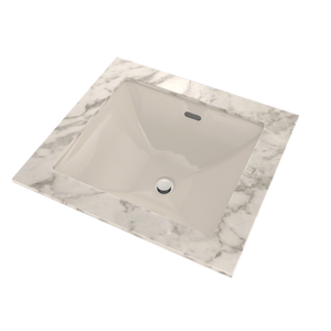 17' Vitreous China Undermount Bathroom Sink in Sedona Beige from Legato Collection
