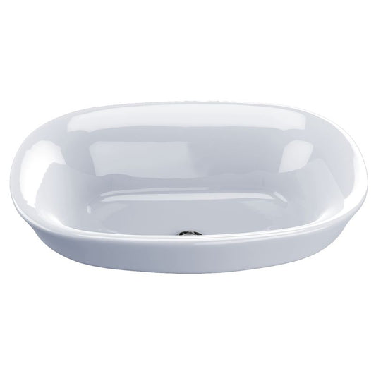 15.16" Vitreous China Vessel Bathroom Sink in Cotton White from Maris Collection