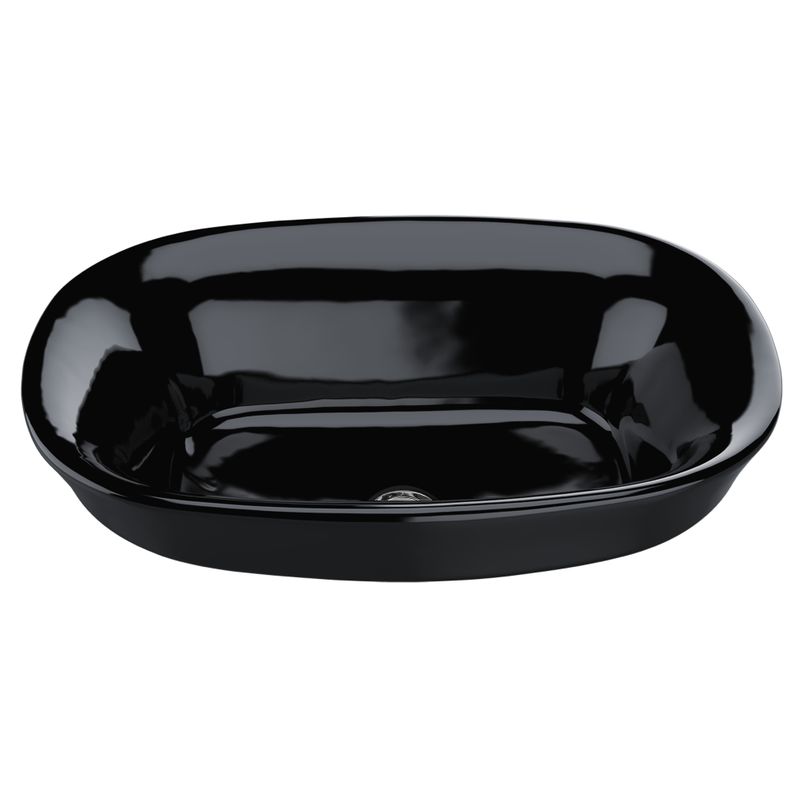 15.16' Vitreous China Vessel Bathroom Sink in Ebony from Maris Collection