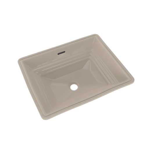 16.5" Vitreous China Undermount Bathroom Sink in Bone from Promenade Collection