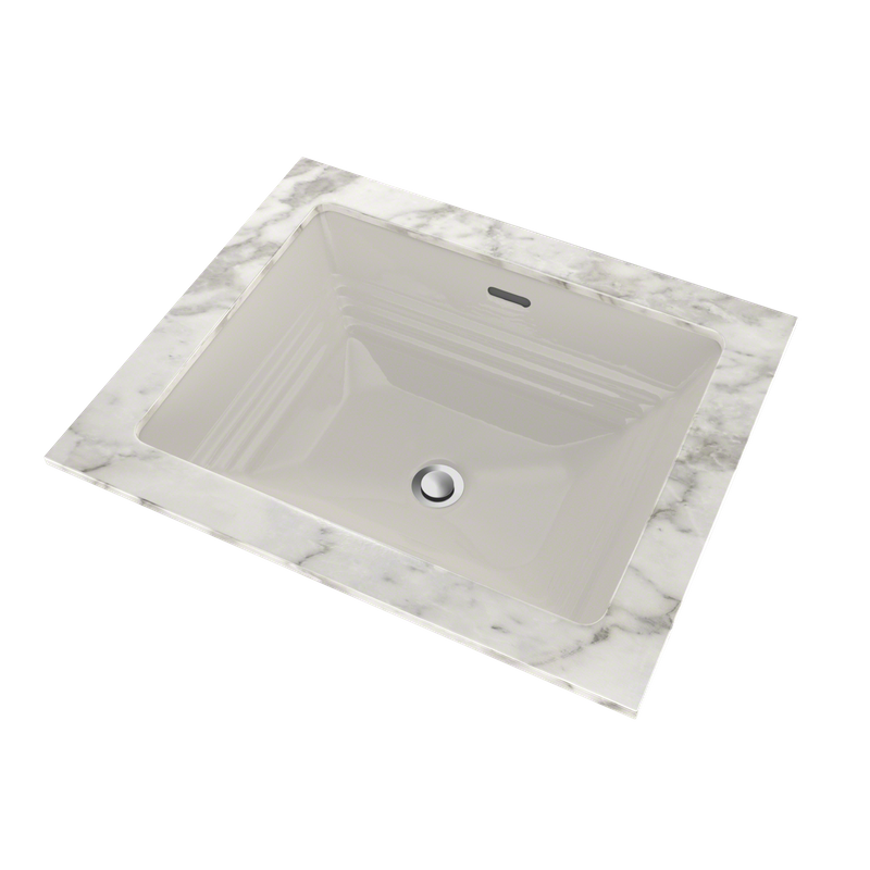 16.5' Vitreous China Undermount Bathroom Sink in Colonial White from Promenade Collection