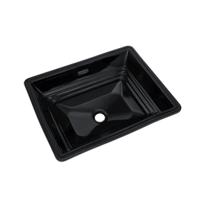 16.5' Vitreous China Undermount Bathroom Sink in Ebony from Promenade Collection