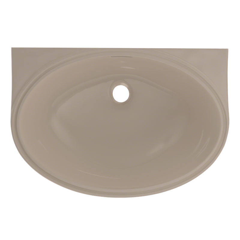 16.5' Vitreous China Undermount Bathroom Sink in Bone