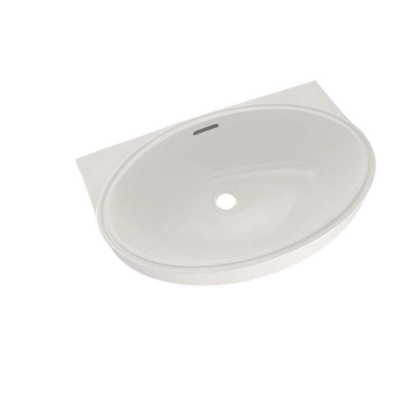 16.5' Vitreous China Undermount Bathroom Sink in Colonial White